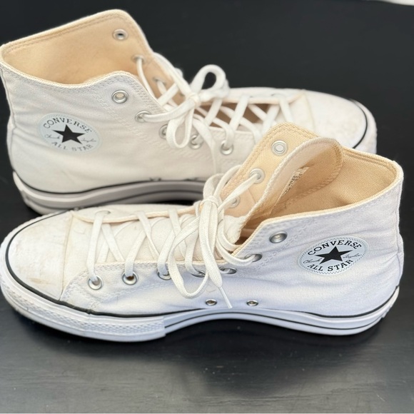 Converse All Star White High-Top Sneakers - Picture 3 of 8